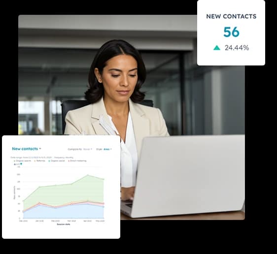 A HubSpot specialist working through a portal build